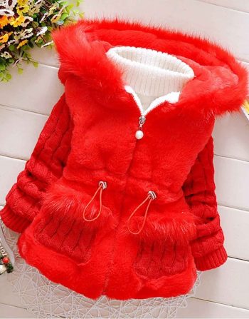 Veste En Peluche Bébé 1-4 Ans, Manteau Pull Extérieur Tendance