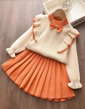 Robe Décontractée À Manches Longues Pour Fille